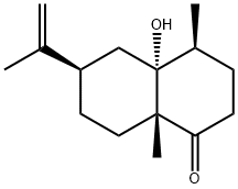 (4S)-Octahydro-4aβ-hydroxy-4α,8aα-dimethyl-6α-(1-methylethenyl)-1(2H)-naphthalenone