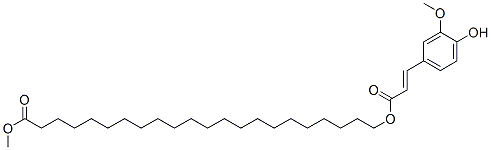 22-[3-(4-Hydroxy-3-methoxyphenyl)propenoyloxy]docosanoic acid methyl ester