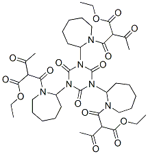 triethyl 2,2',2''-[(2,4,6-trioxo-1,3,5-triazine-1,3,5(2H,4H,6H)-triyl)tris(hexane-6,1-diyliminocarbonyl)]tris[3-oxobutyrate]