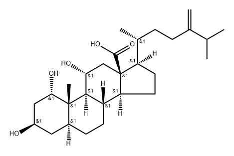 1α,3β,11α-Trihydroxy-5α-ergost-24(28)-en-18-oic acid