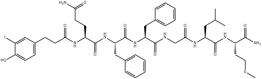 substance P (6-11), N(alpha)-(3-iododesaminotyrosyl)-