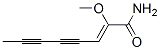 2-Octene-4,6-diynamide,  2-methoxy-