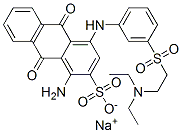 1-amino-4-[3-[[2-(diethylamino)ethyl]sulphonyl]anilino]-9,10-dihydro-9,10-dioxoanthracene-2-sulphonic acid, sodium salt