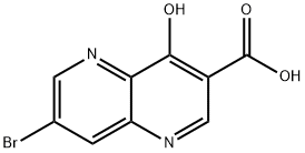 7-溴-4-羟基-6-甲基-1,5-萘啶-3-羧酸