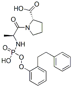 N(alpha)-((2-phenylethyl)phenoxyphosphoryl)alanylproline