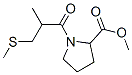 Methyl 1-[2-methyl-3-(methylsulfanyl)propanoyl]-2-pyrrolidinecarboxyla te