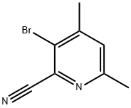 3-溴-4,6-二甲基皮考啉腈