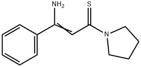 Pyrrolidine,  1-(3-amino-3-phenyl-1-thioxo-2-propenyl)-  (9CI)
