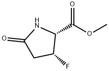 Proline, 3-fluoro-5-oxo-, methyl ester, cis- (9CI)