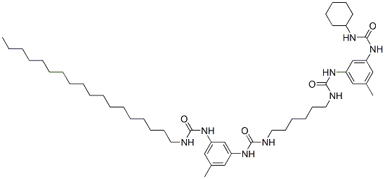 1-[6-[[[[3-[[(cyclohexylamino)carbonyl]amino]-5-methylphenyl]amino]carbonyl]amino]hexyl]-3-[3-methyl-5-[[(octadecylamino)carbonyl]amino]phenyl]urea