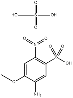 2-methoxy-4-nitro-5-(sulphooxy)phenylammonium hydrogen sulphate
