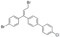 (E)-4-[3-bromo-1-(4-bromophenyl)-1-propenyl]-4'-chloro-1,1'-biphenyl