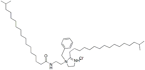 1-benzyl-4,5-dihydro-2-isoheptadecyl-1-[2-[(1-oxoisooctadecyl)amino]ethyl]-1H-imidazolium chloride