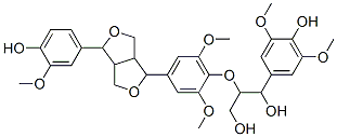 2-[2,6-Dimethoxy-4-[tetrahydro-4-(4-hydroxy-3-methoxyphenyl)-1H,3H-furo[3,4-c]furan-1-yl]phenoxy]-1-(4-hydroxy-3,5-dimethoxyphenyl)-1,3-propanediol