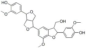 2,3-Dihydro-2-(4-hydroxy-3-methoxyphenyl)-7-methoxy-5-[tetrahydro-4-(4-hydroxy-3-methoxyphenyl)-1H,3H-furo[3,4-c]furan-1-yl]-3-benzofuranmethanol
