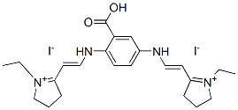 5,5'-[(2-carboxy-p-phenylene)bis(iminovinylene)]bis[1-ethyl-3,4-dihydro-2H-pyrrolium] diiodide