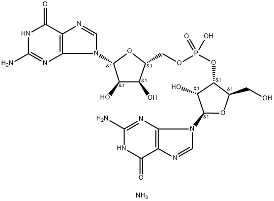 Guanosine, guanylyl-(3'->5')-, monoammonium salt