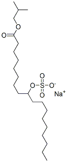 sodium 1-(2-methylpropyl) 9-(sulphooxy)octadecanoate
