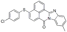 4-[(4-chlorophenyl)thio]-10-methyl-7H-benzimidazo[2,1-a]benz[de]isoquinolin-7-one
