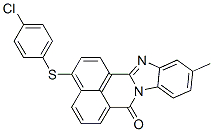 3-[(4-chlorophenyl)thio]-11-methyl-7H-benzimidazo[2,1-a]benz[de]isoquinolin-7-one