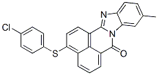 3-[(4-chlorophenyl)thio]-10-methyl-7H-benzimidazo[2,1-a]benz[de]isoquinolin-7-one