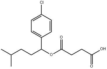 Succinic acid hydrogen 1-[1-(p-chlorophenyl)-4-methylpentyl] ester