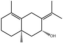 [2R,(-)]-1,2,3,4,6,7,8,8a-Octahydro-5,8aβ-dimethyl-3-(1-methylethylidene)naphthalene-2β-ol