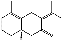 [R,(+)]-3,4,6,7,8,8a-Hexahydro-5,8aβ-dimethyl-3-(1-methylethylidene)-2(1H)-naphthalenone