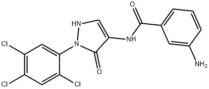 3-amino-N-[2,5-dihydro-5-oxo-1-(2,4,5-trichlorophenyl)-1H-pyrazol-4-yl]benzamide