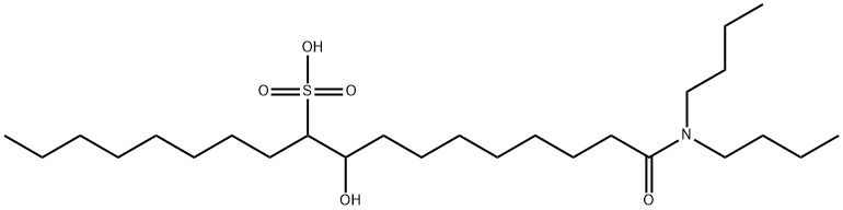 18-(dibutylamino)-10-hydroxy-18-oxooctadecane-9-sulphonic acid
