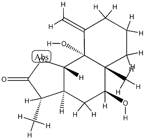 (3S)-3aβ,4,5,5a,6,7,8,9,9aβ,9bα-Decahydro-5α,9aβ-dihydroxy-3β,5aα-dimethyl-9-methylenenaphtho[1,2-b]furan-2(3H)-one