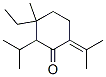 3-ethyl-2-(isopropyl)-6-(isopropylidene)-3-methylcyclohexan-1-one