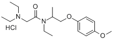 Acetamide, 2-(diethylamino)-N-ethyl-N-(1-(p-methoxyphenoxy)-2-propyl)- , hydrochloride