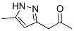 2-Propanone, 1-(5-methyl-1H-pyrazol-3-yl)- (9CI)