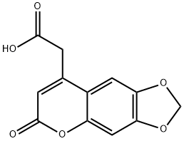 4-羧甲基-6,7-亚甲二氧基香豆素
