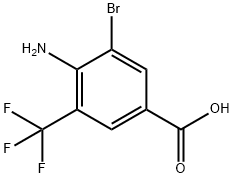 4-氨基-3-溴-5-三氟甲基苯甲酸
