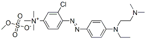 3-chloro-4-[[4-[[2-(dimethylamino)ethyl]ethylamino]phenyl]azo]-N,N,N-trimethylanilinium methyl sulphate