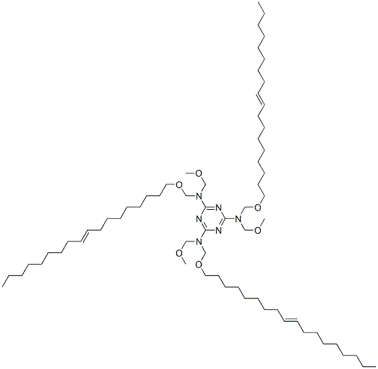 N,N',N''-tris(methoxymethyl)-N,N',N''-tris[(octadec-9-en-1-yloxy)methyl]-1,3,5-triazine-2,4,6-triamine