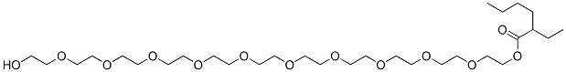 Hexanoic acid, 2-ethyl-, 32-hydroxy-3,6,9,12,15,18,21,24,27,30-decaoxadotriacont-1-yl ester