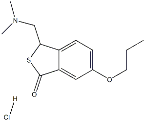 9-(dimethylaminomethyl)-4-propoxy-8-thiabicyclo[4.3.0]nona-2,4,10-trien-7-one hydrochloride