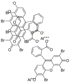 dialuminium tris[2-(2,4,5-tribromo-6-oxido-3-oxoxanthen-9-yl)benzoate]