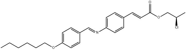 4-[(4-Hexyloxybenzylidene)amino]cinnamic acid (R)-2-chloropropyl ester