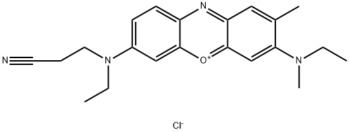 7-[(2-cyanoethyl)ethylamino]-3-(ethylmethylamino)-2-methylphenoxazin-5-ium chloride