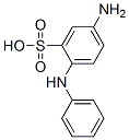 Benzenesulfonic acid, 5-amino-2-(phenylamino)-, diazotized, coupled with 5,5'-[(5-hydroxy-1,3-phenylene)bis(oxy)]bis[1,3-benzenediol], sodium salts