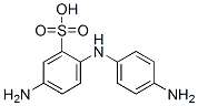 Benzenesulfonic acid, 5-amino-2-[(4-aminophenyl)amino]-, diazotized, coupled with 1-naphthalenol and 5,5'-oxybis[1,3-benzenediol], sodium salts