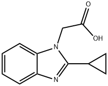 2-(2-环丙基-1H-苯并[D]咪唑-1-基)乙酸