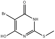 4(3H)-PYRIMIDINONE, 5-BROMO-6-HYDROXY-2-(METHYLTHIO)-