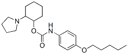2-(1-pyrrolidinyl)cyclohexyl 4-pentyloxyphenylcarbamate