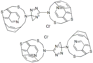 bis[[azobis[4,1-phenylene-2,5-benzothiazolediylmethylenethio[(dimethylamino)methylidyne]]]methylammonium] dichloride
