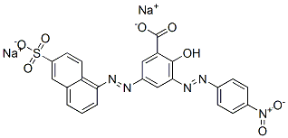 3-[(4-nitrophenyl)azo]-5-[(6-sulpho-1-naphthyl)azo]salicylic acid, sodium salt